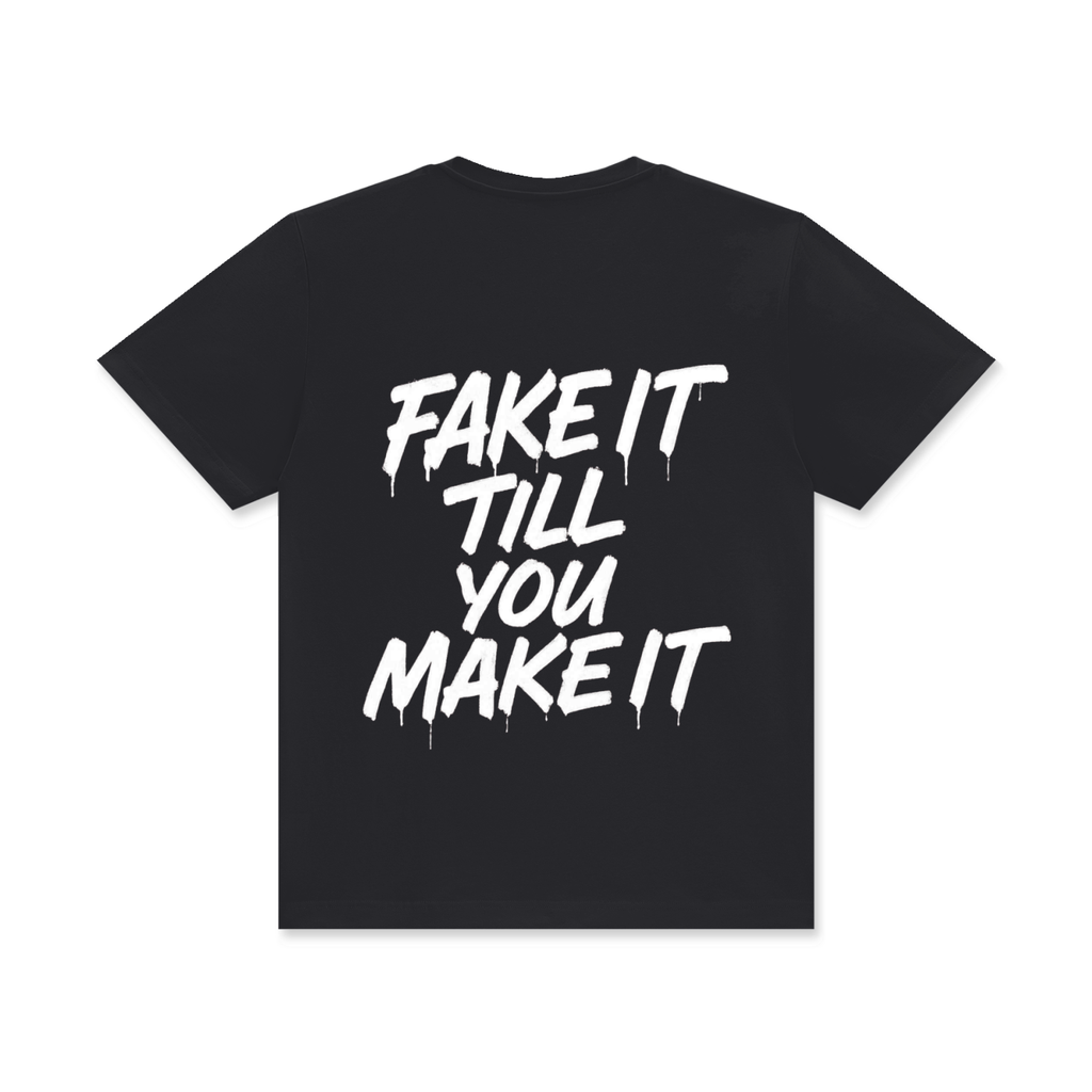 Fake It Unisex Classic Crew Neck Cotton T-Shirt