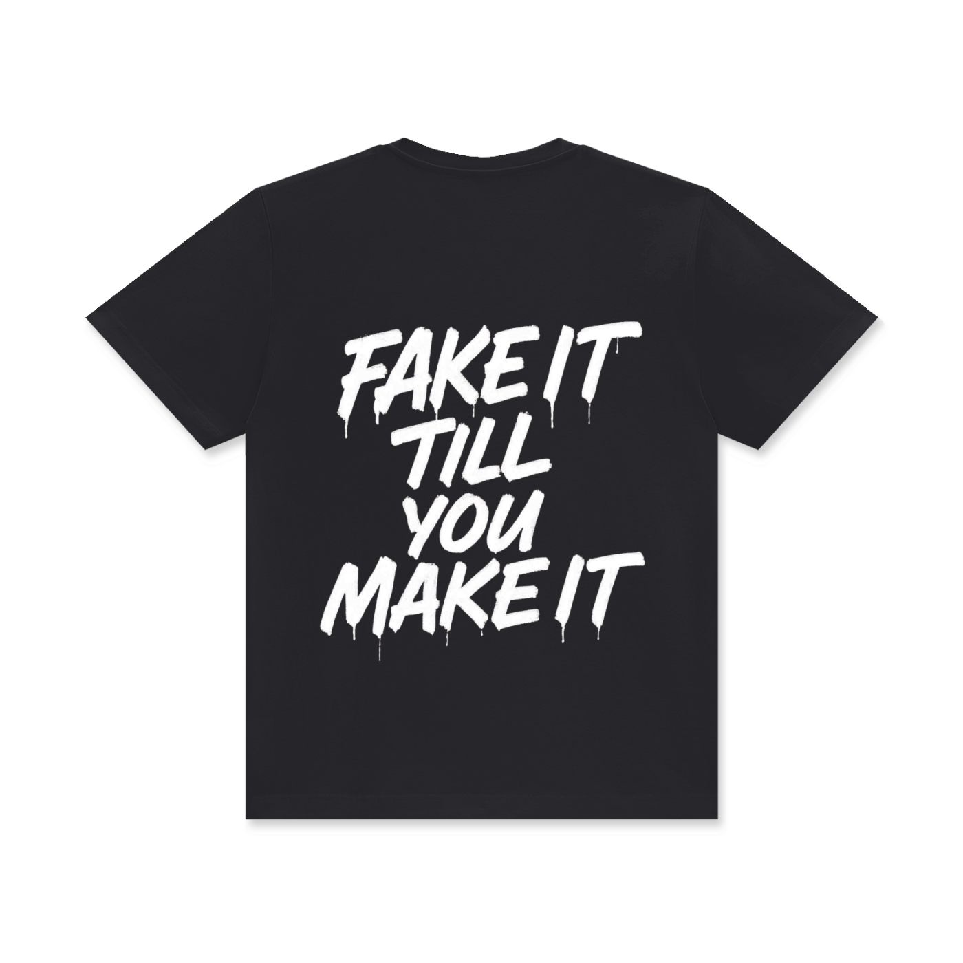 Fake It Unisex Classic Crew Neck Cotton T-Shirt