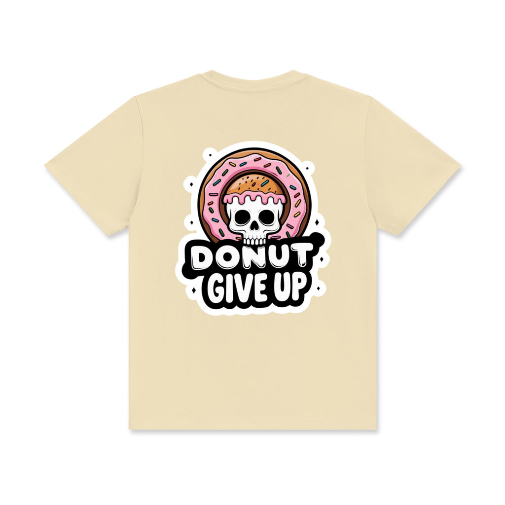 Donut Give Up Crew Neck Premium T-shirt