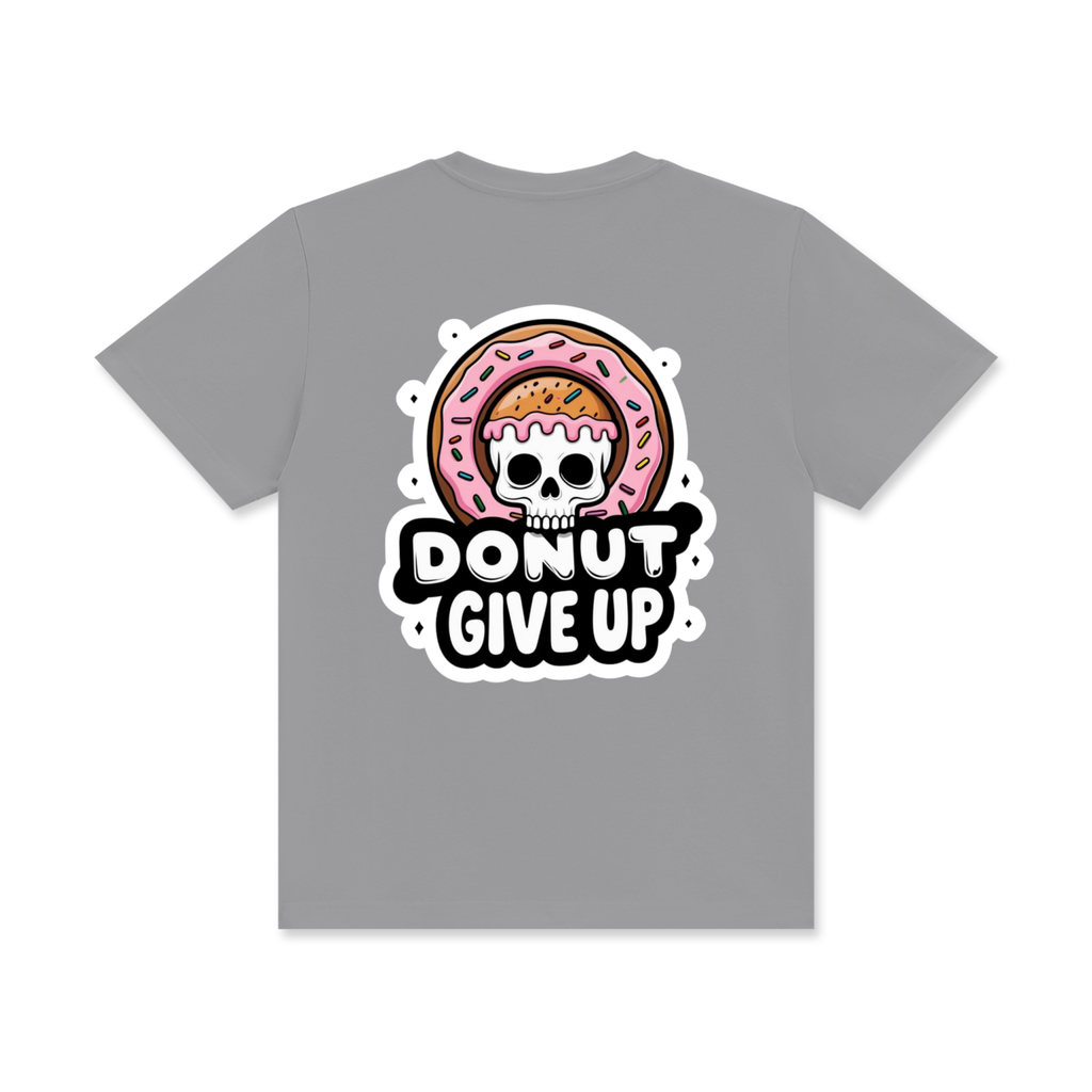 Donut Give Up Crew Neck Premium T-shirt
