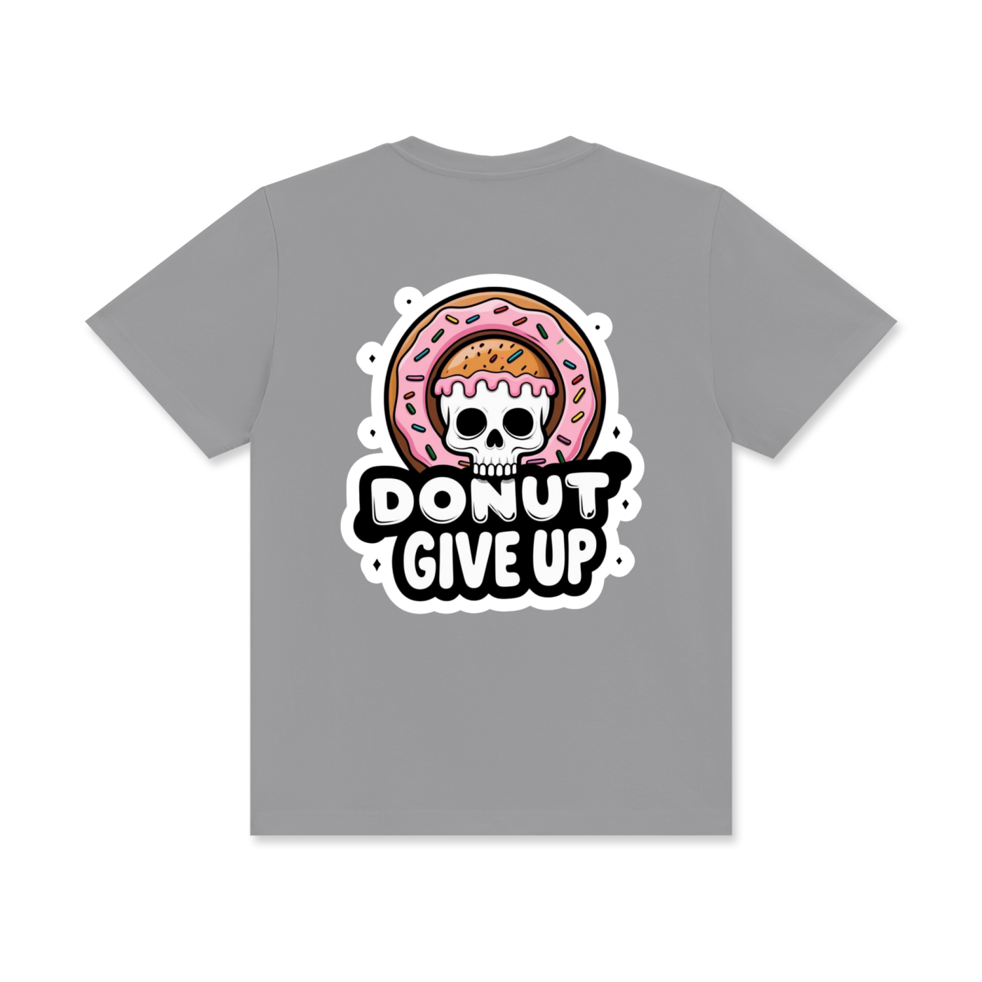 Donut Give Up Crew Neck Premium T-shirt