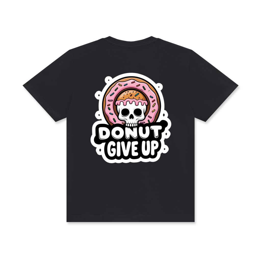 Donut Give Up Crew Neck Premium T-shirt