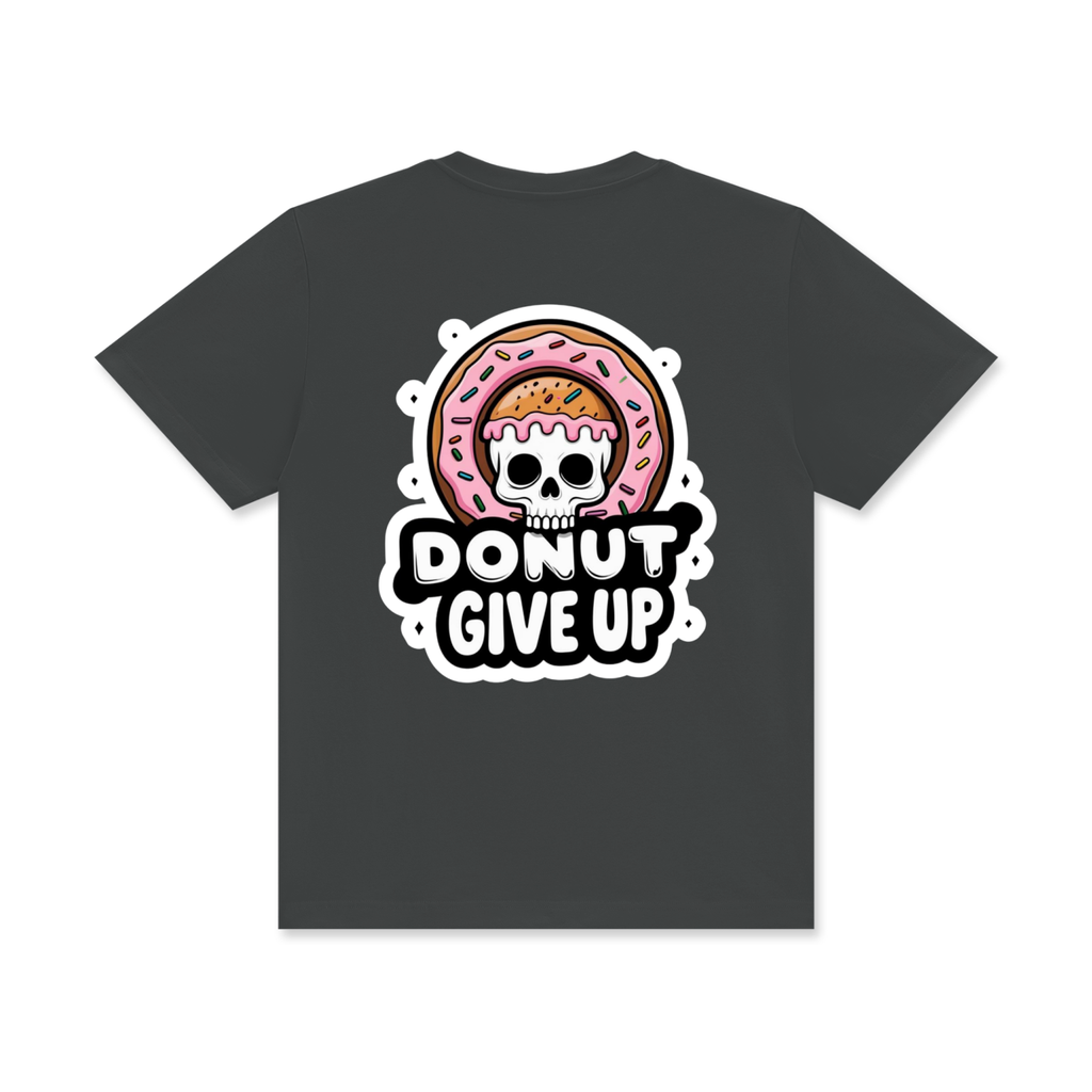 Donut Give Up Crew Neck Premium T-shirt